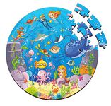 Webby Wooden Ocean Jigsaw Puzzle, 60 Pcs, Multicolor