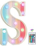 Rainbow Light Up Letters, Colorful 