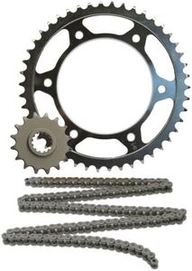 JT Sprockets (JTSK1035) 520X1R2 Chain and 16 Front/43 Rear Tooth Sprocket Kit