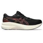 Asics Women's GT-4000 4 Running Shoes, 8.5, Black/Coral Reef