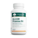 Genestra Brands GLA 130 Primrose Oil - Gamma Linolenic Acid Supplement - Derived from Evening Primrose - For Skin Elasticity - 90 Softgels