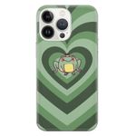 Coverpower Sage Green Phone Case Compatible with iPhone 4ˌ Flexible Custom Gel Cover with Frog Design & Slim Phone Protective Cases