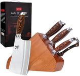 MSY BIGSUNNY 9pcs Knife Block Set, 