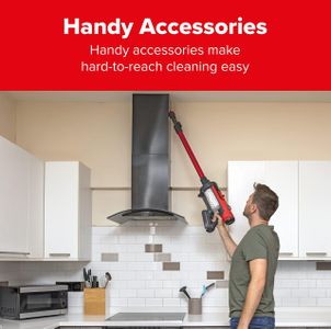 Henry Quick Cordless Vacuum Cleaner – Red Lightweight Stick