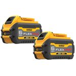 DEWALT DCB606-2 20/60V Max Flexvolt 6.0 Ah Battery Dual Pack