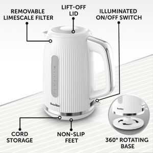 Breville 1.7L Bold Kettle – White Electric Jug