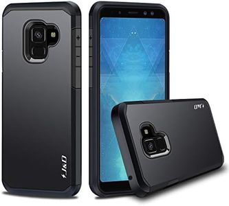 J&D Compatible pour Samsung Galaxy A8 2018 Coque, [ArmorBox] [Double Couche] Coque de Protection Robuste Antichoc et Hybride pour Galaxy A8 (Release in 2018) - [Pas pour Galaxy A8 Plus 2018]