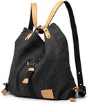 Women Backpack Canvas Shoulder Bag 