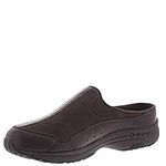 Easy Spirit Women's Traveltime Mule, Chocolate Torte Leather, 9 Wide