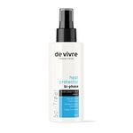 de vivre Bi-Phase Hair Heat Protection Leave In Conditioner/Serum Spray For Hair Straightener - Natural Bamboo Grape Seed Extracts, Pro-Vitamin B5, Wheat Protein, Paraben Mineral-Oil Free, 100ml