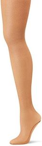 Capezio Women's Fishnet Seamless Tight, SUNTAN, SM