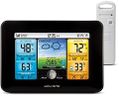 AcuRite 02077RM Color LCD Screen Display with Temperature/Humidity Sensor, Black ,(02077M)