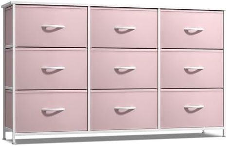 Sorbus Kids Dresser with 9 Drawers - Storage Unit Organizer Chest for Clothes - Bedroom, Kids Room, Nursery, & Closet