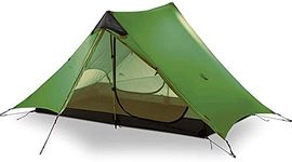 3F UL Gear LanShan 2 pro Tent, 2 Person Outdoor Ultralight Camping Tent with Bathtub Flooring, 3 Season Professional 20D Nylon Both Sides Silicon Tent (Gray, 3 Season)