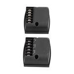 Audio Crossover, 2 Way Speaker Frequency Divider Black Simple Installation Universal 2pcs for Car for Speaker