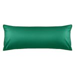 Warmstar Cotton Body Pillow Cover 1 Pack, 600 Thread Count Body Pillow case 20"x54", Long Body Pillow Case Cover Soft Breathable with Envelope Closure,Green