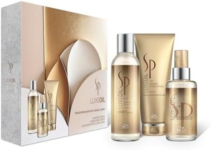 Wella Professionals SP LuxeOil Keratin Protect Trio Set, with Shampoo 200ml / Conditioner 200ml / Reconstructive Elixir 100ml - Limited Edition