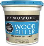 FAMOWOOD 42002144 Latex Wood Filler, White, 5000g
