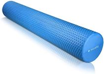 Navaris EVA Foam Roller - 35" (90cm) Roll for Exercise, Pilates, Yoga, Stretching, Muscle Massage, Back Muscles