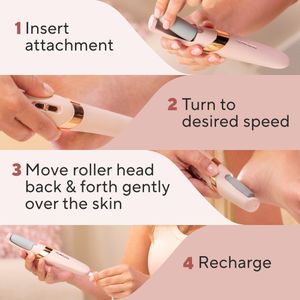 Finishing Touch Flawless Pedi Electronic Foot File – Callus Remover