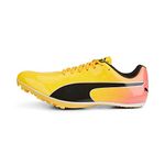 PUMA Men's Evospeed Sprint Sneaker, Sun Stream-sunset Glow-puma Black, 13