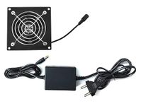 FourDot Cabinet Cooling Fan System 4 inches Single 80mm 3inch Fan with adapter for HomeTheater