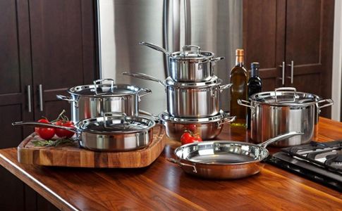 Le Creuset 3-Ply 5-Piece Cookware Set – Stainless Steel