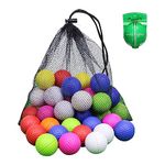 Scott Edward Air Golf Practice Balls, 20/40/50 Pieces, Lightweight Foam Ball, Realistic Bright Color, Golf Training Indoor and Outdoor, for Backyard Hitting Mat, Soft