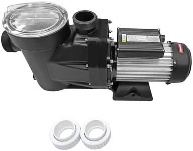 Togarhow 2.5HP Swimming Pool Pump Motor above Ground Swimming Pool Powerful Self Primming Pool Pump 148 GPM/1850W Filter Pump w/Strainer Basket and Drain Plug