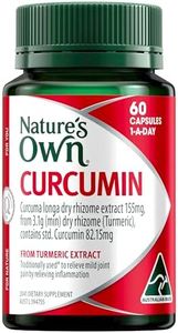 Nature's Own Curcumin Capsules 60 - Contains Turmeric Providing Curcumin-Traditionally Used in Western Herbal Medicine to Relieve Mild Joint Pain by Relieving Inflammation - Supports Healthy Digestion