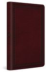 ESV Large Print Value Thinline Bible (TruTone, Mahogany, Border Design)