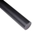 Duco Black Acetal Copolymer Rod 3/4 Inch Diameter, 12 Inch Length - Rigid Wear-Resistant Machinable Long Acetal Rods - Black Dowels Plastic Bar Stock (Pack of 1)