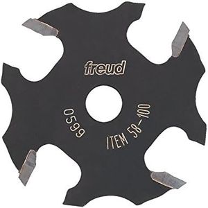 Freud 58-100: 9/16" depth x 1/16" Slot Four Wing Slotting Cutter