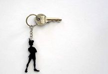 Key chain - Peter Pan Silhouette