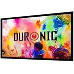 Duronic Projector Screen FFPS100/169 | 100-Inch Fixed Frame Projection Screen | Wall Mountable | +1 Gain | HD High Definition Image | 16:9 Ratio | Ideal for Home Theatre, Classroom, Office…