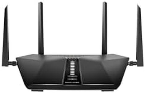 NETGEAR Nighthawk 6-Stream AX5400 WiFi 6 Router (RAX50) - AX5400 Dual Band Wireless Speed (Up to 5.4 Gbps) | 2,500 sq. ft. Coverage