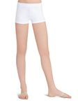 Capezio Women's Tb113c Lowrise Short, White, M