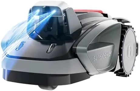 Sunseeker V3 Wireless Robot Lawn Mower 0.15 Acre/ 6,400 Sq. Ft, One-Click Mowing Automatic Lawn Mower, Vision AI Smart Obstacle Avoidance, 42% Slopes, Low Noise, Multi-Zone Navigation, App Control
