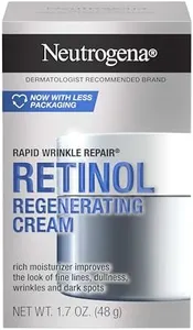 Neutrogena Rapid Wrinkle Repair Retinol Face Moisturizer, Daily Anti-Aging Face Cream with Retinol & Hyaluronic Acid to Fight Fine Lines, Wrinkles, & Dark Spots, 1.7 oz