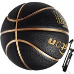 Senston Size 7 Basketball With Pump - Indoor/Outdoor Street Game Training Ball