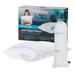 Brookstone Just Right Memory Foam Pillow | Soft Pillow for Sleeping - Adjustable Fill for Firm or Soft Plush Feel | Moisture-Wicking Tencel Cover for Cool Comfortable Sleep | Soft Pillow for Sleeping