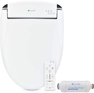 Brondell SE600 Swash Electronic Bidet Toilet Seat for Elongated Toilets and SWF44 Swash Bidet Filter Bundle