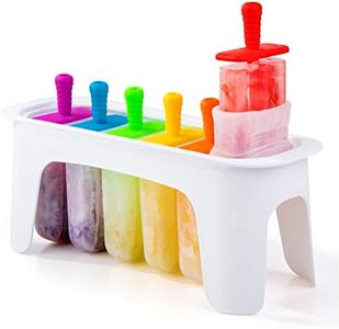 Rainbow Popsicle Molds, Silicone Ice Pop Molds, Popsicle Maker, Easy Release Silicone Ice Cream Popsicle Molds, Reusable Popsicle Molds for Kids, Large Popsicle Molds, BPA Free