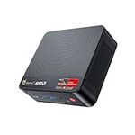 Beelink SER5 Versatile Mini PC, AMD Ryzen 5 5560U(up to 4.0GHz) 6C/12T, Mini Computer 16GB DDR4 RAM 500GB NVME SSD, Mini Desktop Computer 4K@60Hz Triple Screen Display WiF6 BT5.2