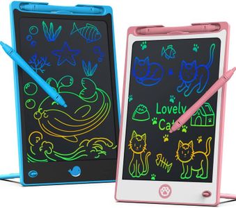 LCD Writing Tablet for Kids 2 Pack, Hockvill Toys for 3 4 5 6 7 Year Old Girls Boys, 8.8 Inch Colorful Doodle Board, Toddler Drawing Pad, Christmas Birthday Gift for 3+ Year Old Girl Boy