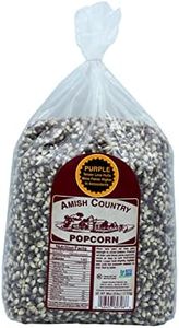 Amish Country Popcorn | 6 lbs Bag | Purple Popcorn Kernels | Old Fashioned, Non-GMO and Gluten Free (Purple - 6 lbs Bag)