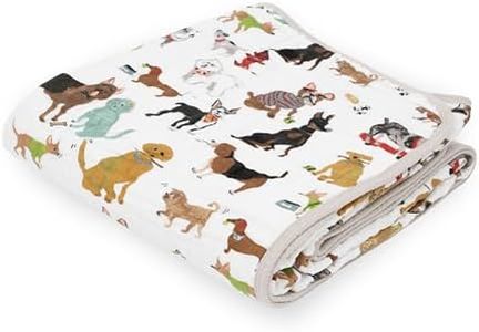 Little Unicorn Original Premium Cotton Quilt | Multi-Layered & Extra-Soft Muslin Fabric |for Babies & Toddlers (Woof)