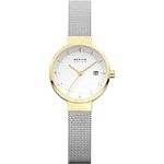 BERING Women Analog Solar Collection Watch with stainless steel Strap and Sapphire Crystal 14426-010