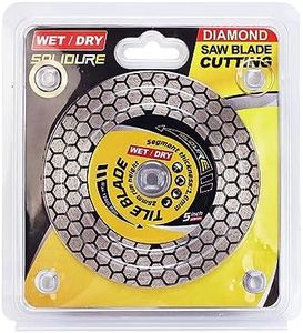 Solidure 5“ Grinding Tile Blade Porcelain Diamond Blade Cutting and Grinding for Granite Marble Porcelain Tiles
