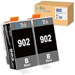 LxTek Compatible Ink Cartridge Replacement for HP 902XL to use with Officejet 6956 (2 Pack)